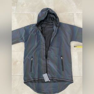 ReflectiveClo large reflective/holographic track jacket